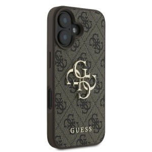 Eredeti Guess 4G Nagy Logó GUHCP16S4GMGBR iPhone 16 barna tok