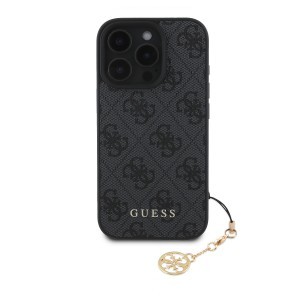 Guess 4G Charm tok iPhone 16 Pro Max Tone on Tone Grey