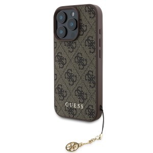 Guess 4G Charm tok iPhone 16 Pro Tone on Tone Brown