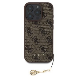 Guess 4G Charm tok iPhone 16 Pro Tone on Tone Brown