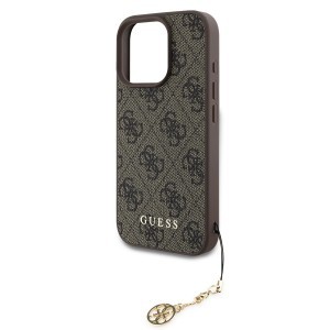 Guess 4G Charm tok iPhone 16 Pro Tone on Tone Brown