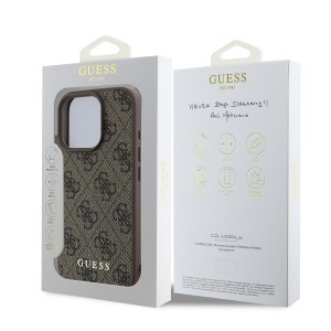 Guess 4G Charm tok iPhone 16 Pro Tone on Tone Brown