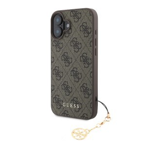 Guess 4G Charm tok iPhone 16 Plus Tone on Tone barna