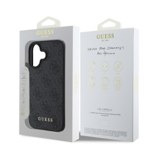 Guess 4G Charm tok iPhone 16 Plus Tone on Tone Grey