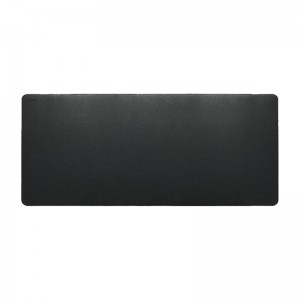 MIIIW Monochrome leather Vein Big Mouse Pad Black