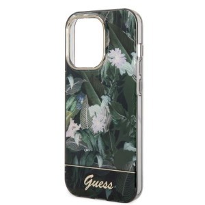 Guess Jungle Collection tok iPhone 14 Pro Max - zöld