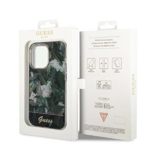 Guess Jungle Collection tok iPhone 14 Pro Max - zöld