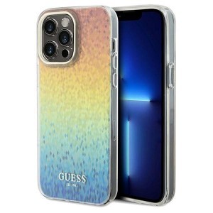 Guess IML Faceted Mirror Disco Iridescent tok iPhone 13 Pro / 13 - multicolor