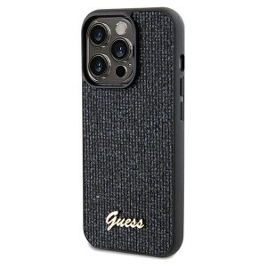 Guess Disco Metal Script tok iPhone 13 Pro / 13 - fekete