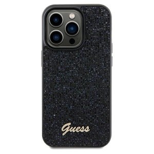 Guess Disco Metal Script tok iPhone 13 Pro / 13 - fekete