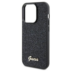 Guess Disco Metal Script tok iPhone 13 Pro / 13 - fekete