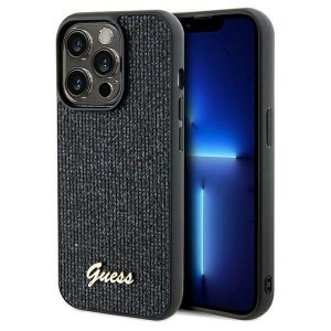 Guess Disco Metal Script tok iPhone 13 Pro Max - fekete