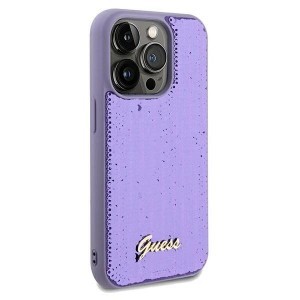 Guess Sequin Script Metal tok iPhone 13 Pro Max - lila