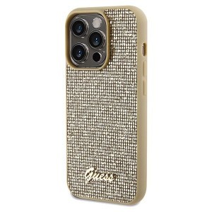 Guess Disco Metal Script tok iPhone 14 Pro - arany