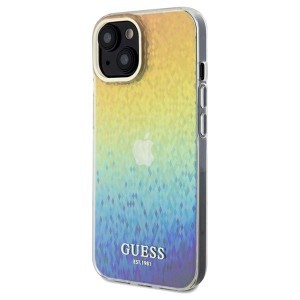 Guess IML Faceted Mirror Disco Iridescent tok iPhone 14 / 15 / 13 - többszínű