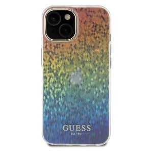 Guess IML Faceted Mirror Disco Iridescent tok iPhone 14 / 15 / 13 - többszínű