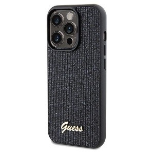 Guess Disco Metal Script tok iPhone 14 Pro Max - fekete