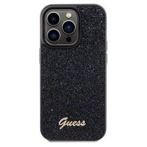 Guess Disco Metal Script tok iPhone 14 Pro Max - fekete