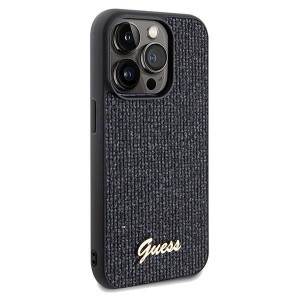 Guess Disco Metal Script tok iPhone 14 Pro Max - fekete