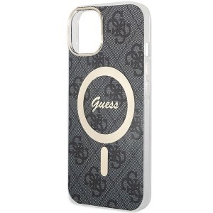 Guess 4G MagSafe tok iPhone 15 Plus / 14 Plus - fekete