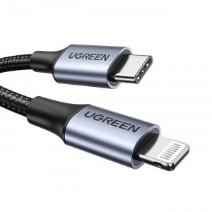 Ugreen US304 60759 Lightning - USB-C 2.0 MFi kábel 1 m - szürke