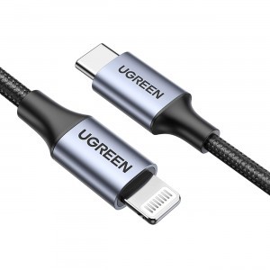 Ugreen US304 60759 Lightning - USB-C 2.0 MFi kábel 1 m - szürke