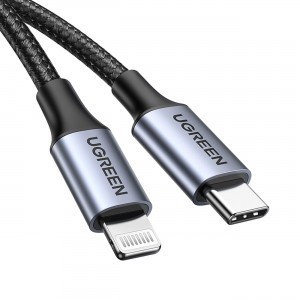 Ugreen US304 60759 Lightning - USB-C 2.0 MFi kábel 1 m - szürke