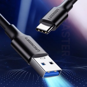 Ugreen US184 20881 USB-A 3.0 / USB-C 3A kábel 0.5m - fekete