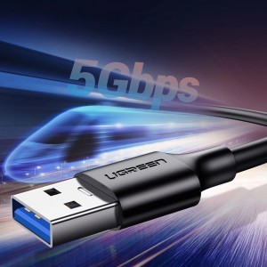 Ugreen US184 20881 USB-A 3.0 / USB-C 3A kábel 0.5m - fekete