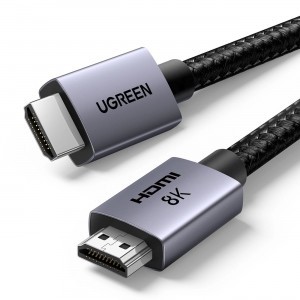 Ugreen HD171 35376 kábel HDMI 2.1 8K csatlakozókkal minősített, 5 m - szürke