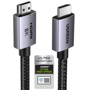 Ugreen HD171 35376 kábel HDMI 2.1 8K csatlakozókkal minősített, 5 m - szürke