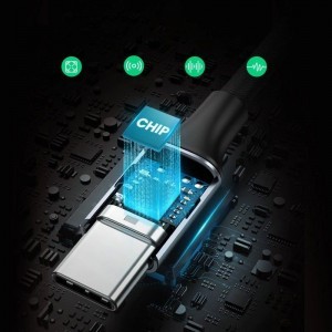 Ugreen AV161 fejhallgató adapter mini jack 3.5 mm (női) / USB-C (férfi) 10 cm - fekete