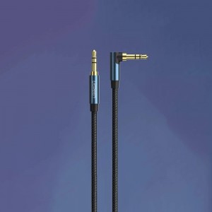 Ugreen szögletes AUX kábel 2 x 3.5 mm mini jack 1.5m kék (AV112)