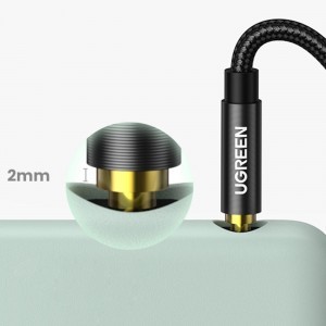 Ugreen AUX audio kábel egyenes minijack 3.5 mm 1.5 m kék (AV112)