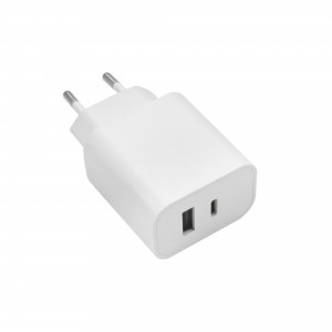 Maxlife MXTC-06 PD QC töltő 1x USB-C 1x USB 20W fehér