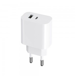 Maxlife MXTC-06 PD QC töltő 1x USB-C 1x USB 20W fehér