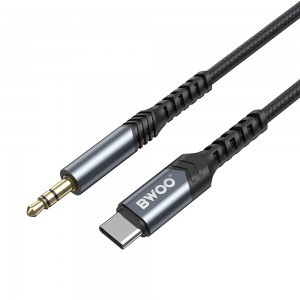 BWOO audio kábel BO-AUX066 aux 3.5mm-USB-C