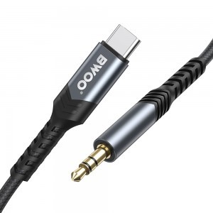 BWOO audio kábel BO-AUX066 aux 3.5mm-USB-C