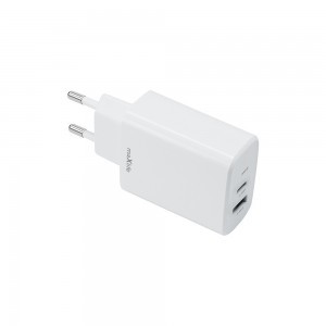 Maxlife MXTC-10-20AC PD QC töltő 1x USB-C 1x USB 20W fehér