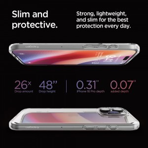 SPIGEN ULTRA HYBRID IPHONE 16 PRO CRYSTAL CLEAR tok