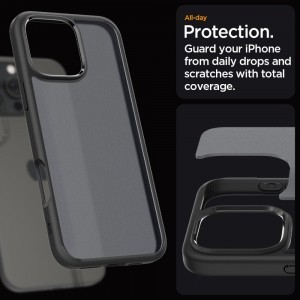 SPIGEN ULTRA HYBRID IPHONE 16 PRO FROST BLACK tok