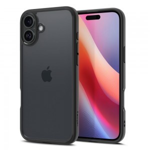 SPIGEN ULTRA HYBRID iPhone 16 Matte Black tok