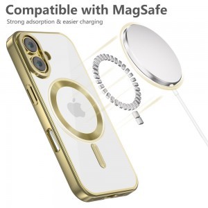 TECH-PROTECT MAGFLEX MAGSAFE IPHONE 16 SATIN GOLD tok