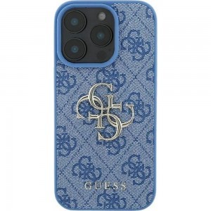 GUESS tok IPHONE 16 GUHCP16S4GMGBL (4G PU Big Logo) kék