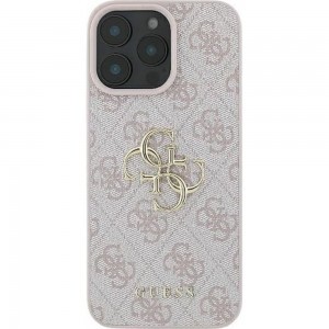 GUESS tok iPhone 16 Plus GUHCP16M4GMGPI (4G PU Big Logo) rózsaszín