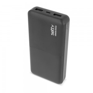 Setty powerbank 20000 mAh SPB-20 fekete