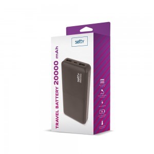 Setty powerbank 20000 mAh SPB-20 fekete