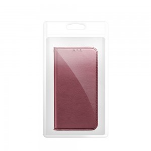 Smart Magneto fliptok HONOR 200 burgundy tok