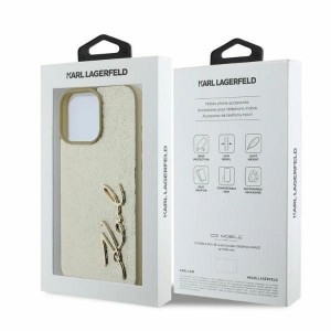 Karl Lagerfeld Metal Signature iPhone 16 Pro Max tok - Arany