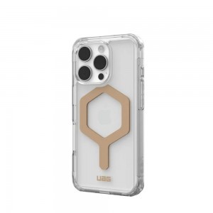 Case (UAG) Urban Armor Gear Plyo kompatibilis MagSafe iPhone 16 Pro jég / arany tok